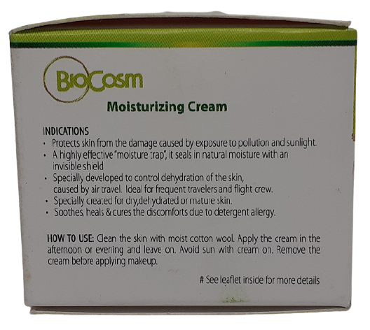 BIOCOSM - MOISTURIZING CREAM RAJAH AYURVEDA