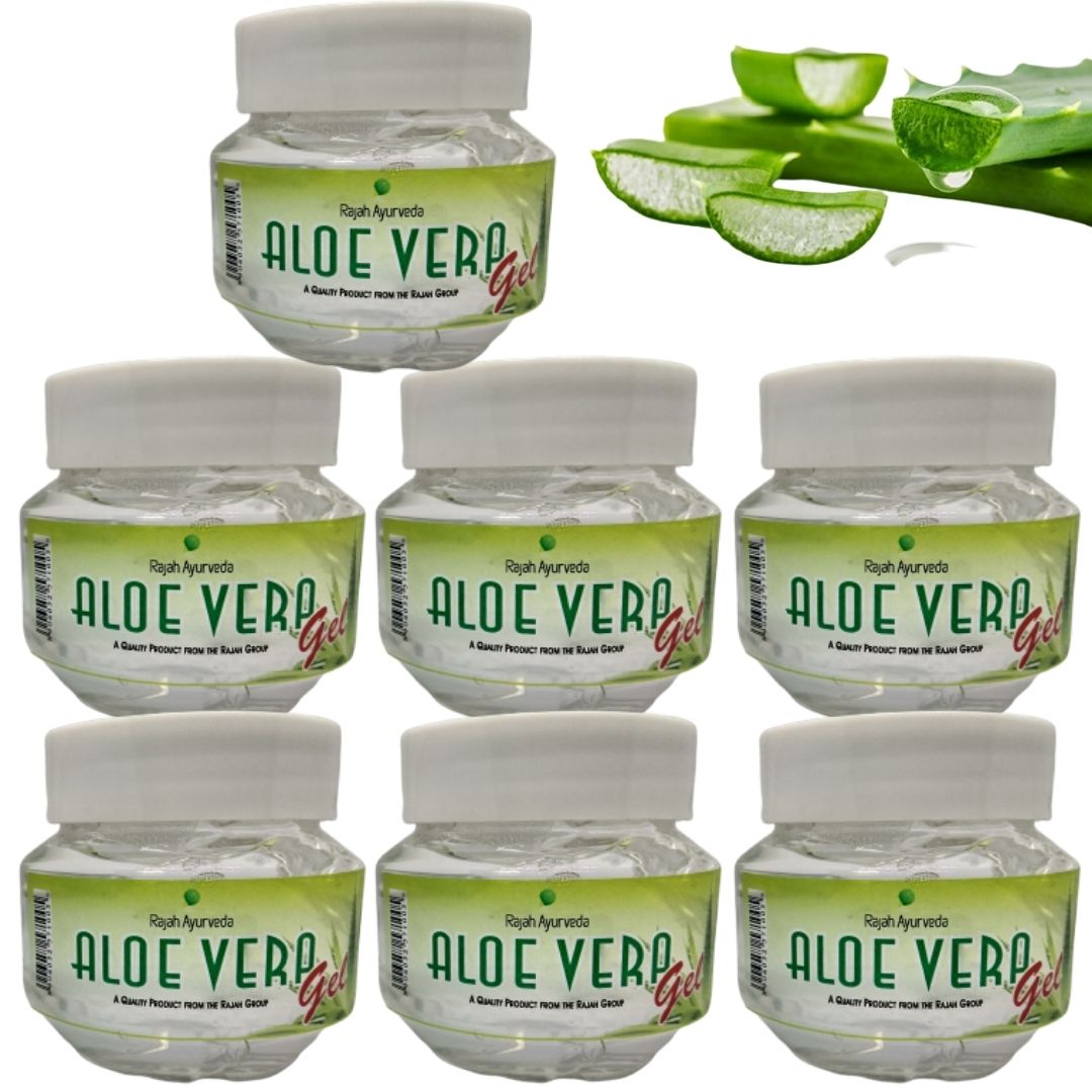 Rajah Ayurveda Aloe Vera Gel - Offer Pack ( 7 numbers pack)