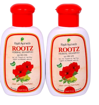 Rajah Ayurveda Rootz Herbal Shampoo – 100 ml (Pack of 2)