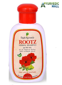 Rajah Ayurveda Rootz Herbal Shampoo Ayurvedic Anti Dandruff Shampoo 100 ml (Pack of 5)